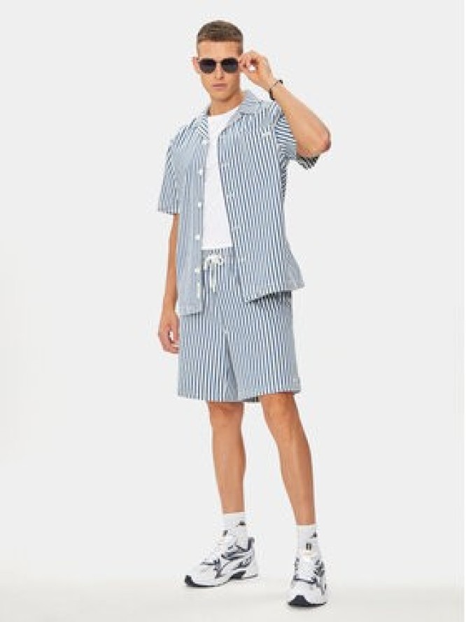 Mustang Koszula Holiday 1015343 Niebieski Relaxed Fit