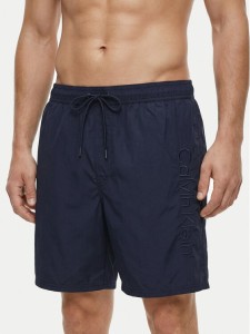 Calvin Klein Swimwear Szorty kąpielowe LV00N61029 Granatowy Regular Fit
