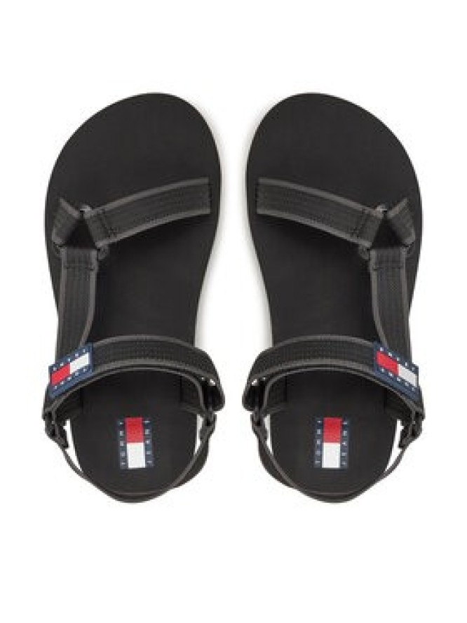 Tommy Jeans Sandały Tjm Casual Sandal EM0EM01563 Czarny