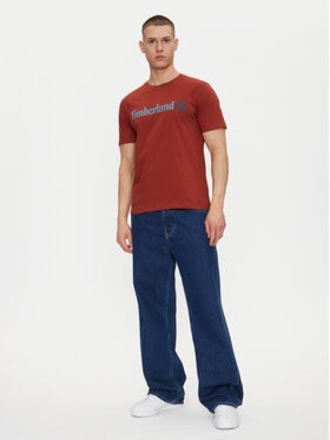 Timberland T-Shirt TB0A5UPQ Czerwony Regular Fit
