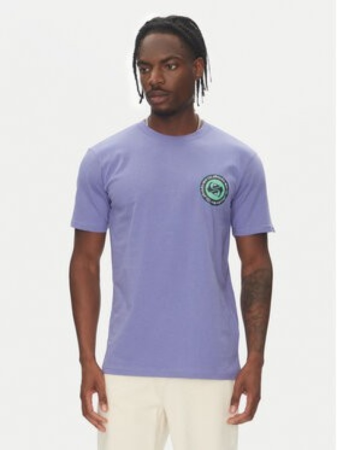 Quiksilver T-Shirt Circle Back Ss EQYZT08054 Fioletowy Regular Fit