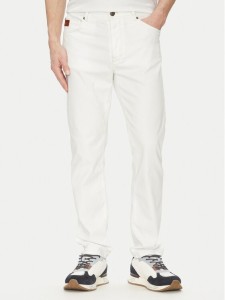 Aeronautica Militare Spodnie materiałowe 251PJ205CT3551 Biały Regular Fit