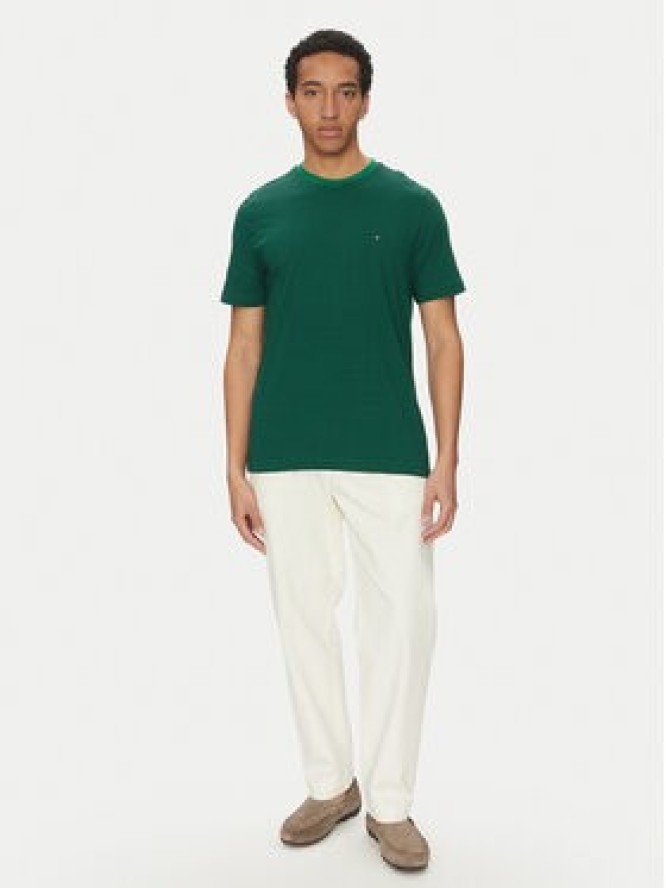 Tommy Hilfiger T-Shirt Ess Seasonal MW0MW39995 Zielony Regular Fit