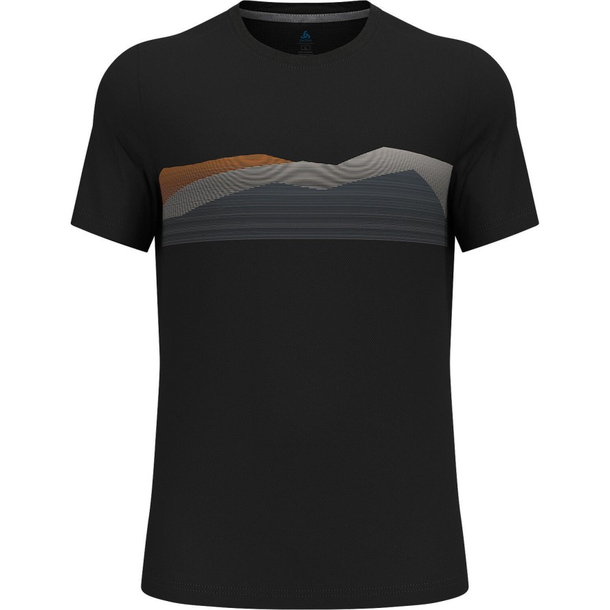Koszulka z krótkim rękawem męska ODLO F-Dry Ridgeline T-Shirt Crew Neck