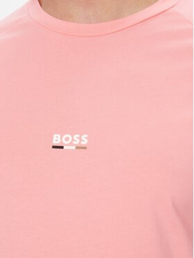 BOSS T-Shirt 50517970 Różowy jasny Slim Fit