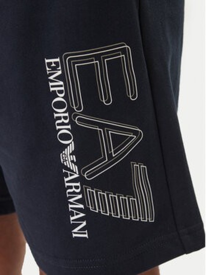 EA7 Emporio Armani Szorty sportowe 7M001315 AF13512 Granatowy Regular Fit