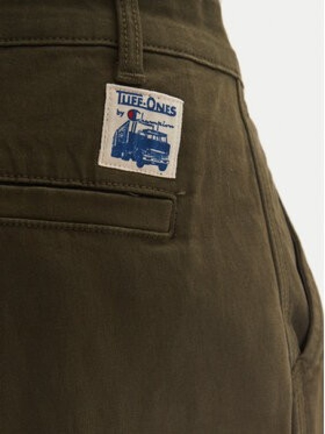 Champion Spodnie materiałowe 220509 Zielony Straight Leg