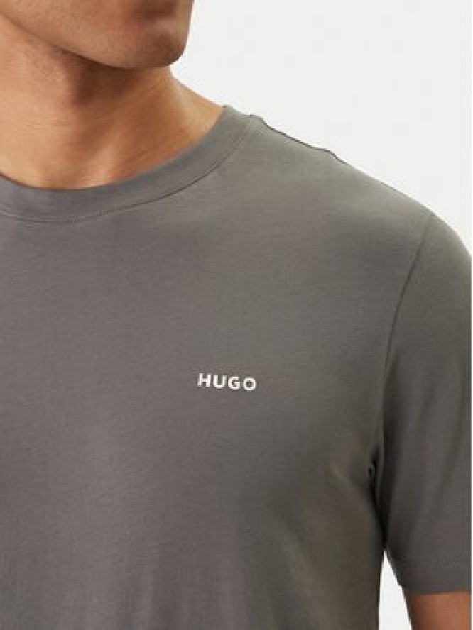 HUGO T-Shirt Dero222 50466158 Szary Regular Fit