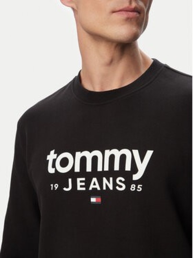 Tommy Jeans Bluza Graphic DM0DM23392 Czarny Regular Fit