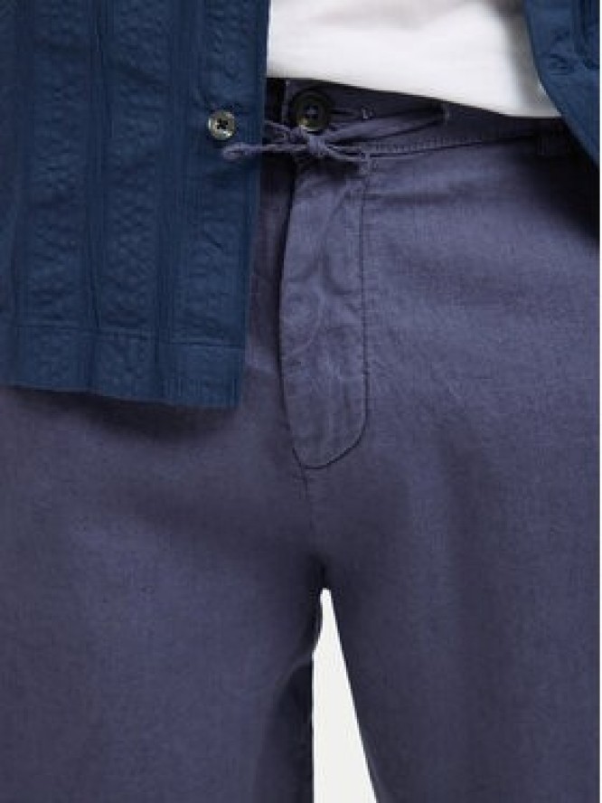 Selected Homme Szorty materiałowe 16097541 Fioletowy Loose Fit