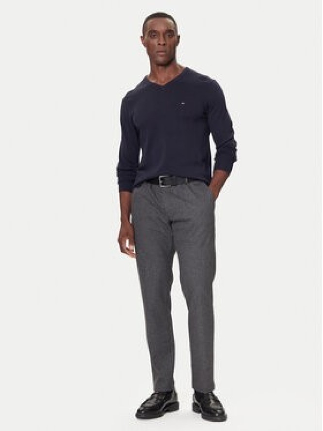 Tommy Hilfiger Sweter MW0MW42249 Granatowy Regular Fit