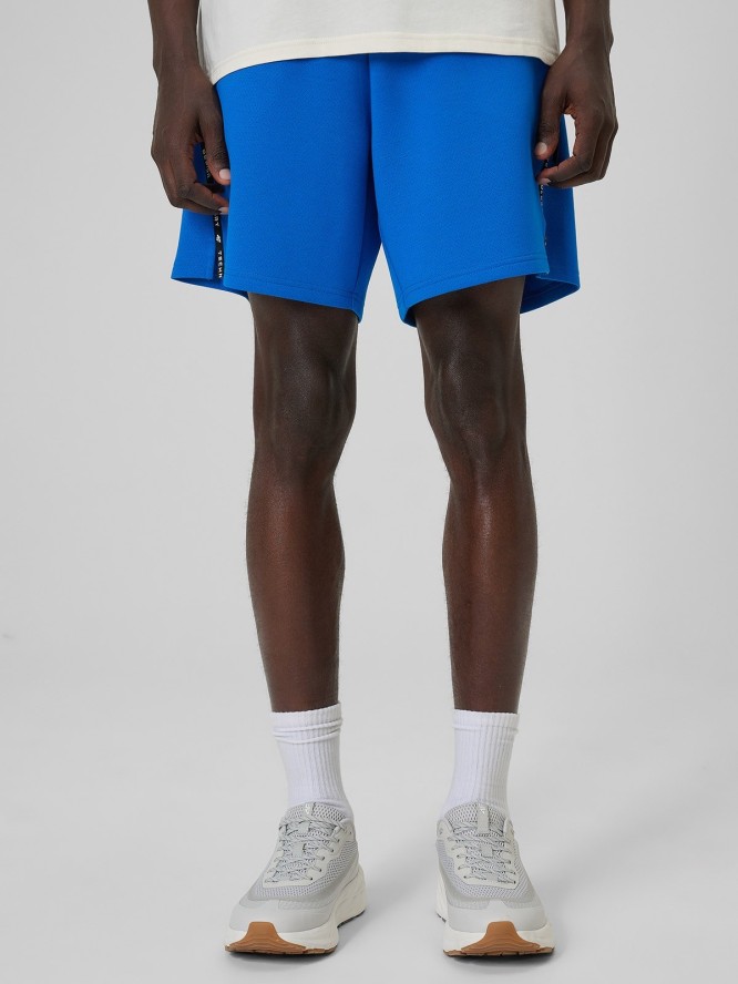 4F Spodenki dresowe męskie - niebieskie 3XL