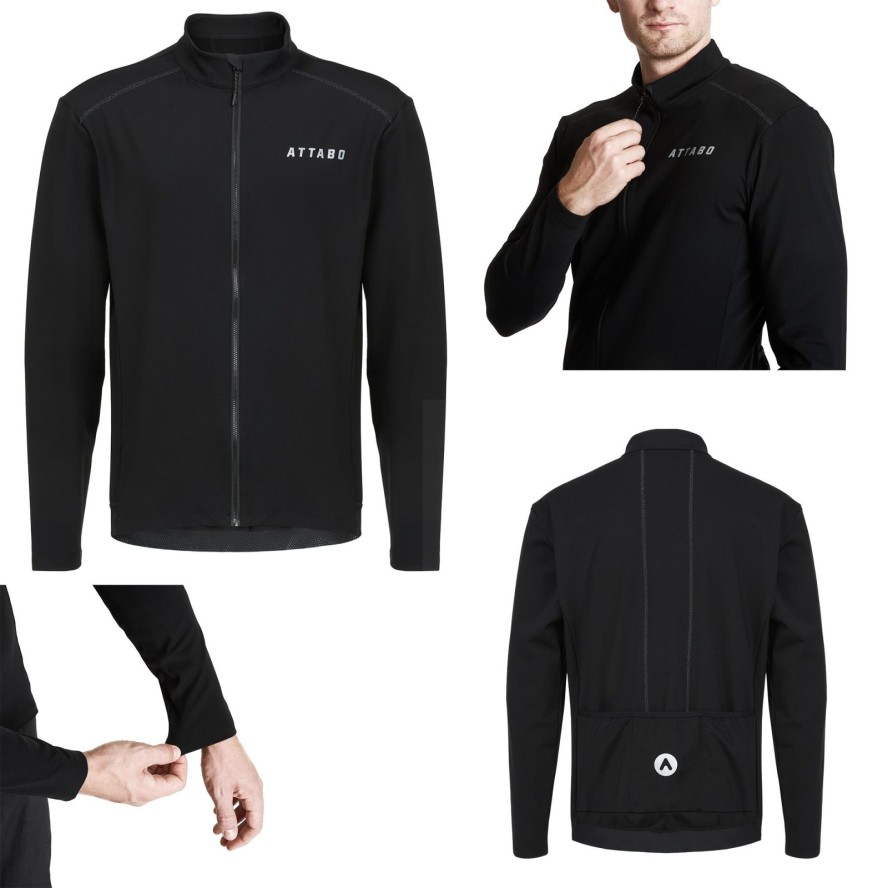 Bluza rowerowa męska ATTABO FLEERO REF ocieplana
