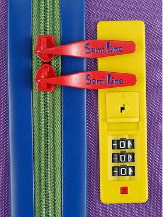 Semi Line Walizka średnia T5940-2 Fioletowy