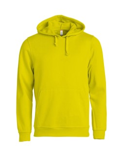 clique Basic Hoody z kapturem — żółty ostrzegawczy – visibility yellow
