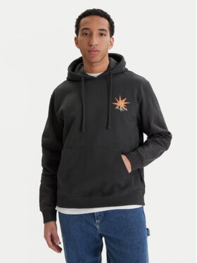 RVCA Bluza Pegasus EVYSF00137 Czarny Boxy Fit