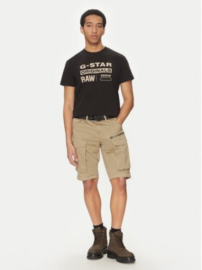 G-Star Raw T-Shirt Originals D25969-C506 1214 Czarny Regular Fit