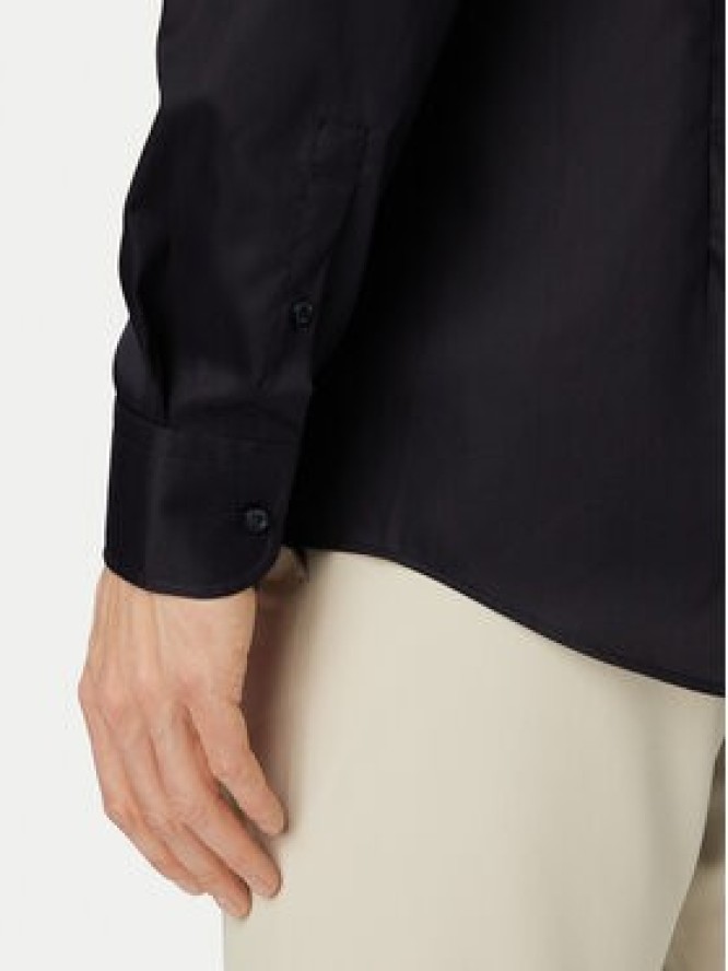 BOSS Koszula H-Hank 50560704 Granatowy Slim Fit