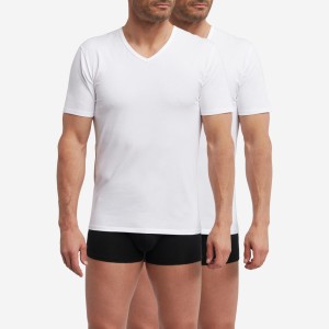 Zestaw 2 koszulek z dekoltem w serek DIM Regul'Activ Sport