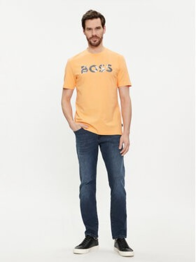 Boss T-Shirt Thompson 15 50513382 Pomarańczowy Regular Fit