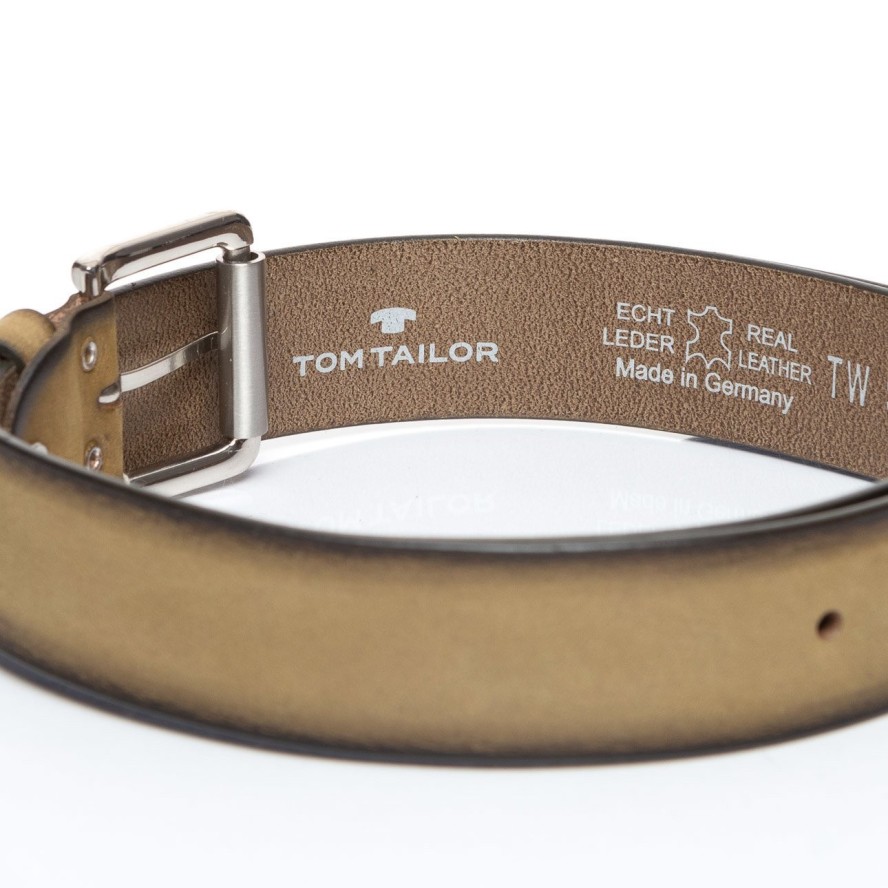 TOM TAILOR PASEK SKÓRZANY SOPO-TT376 561 40mm Ledergürtel RO2689