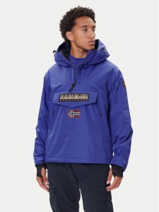 Napapijri Kurtka anorak Rainforest Next NP0A4IB9 Niebieski Regular Fit