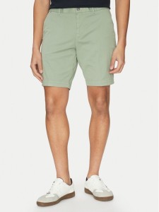 BOSS Szorty materiałowe H-Slice 50540743 Zielony Regular Fit