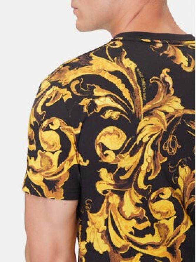 Versace Jeans Couture T-Shirt 79GAH6S0 JS515 Czarny Regular Fit