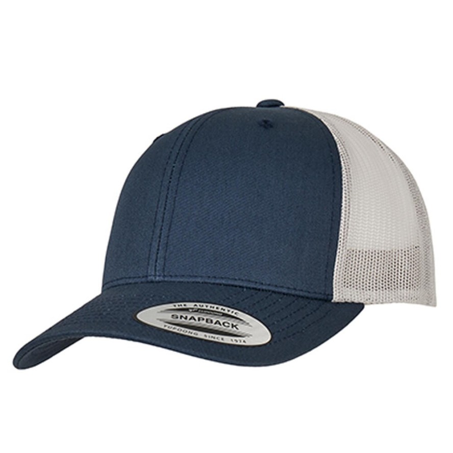 Dwukolorowa Czapka Trucker Retro