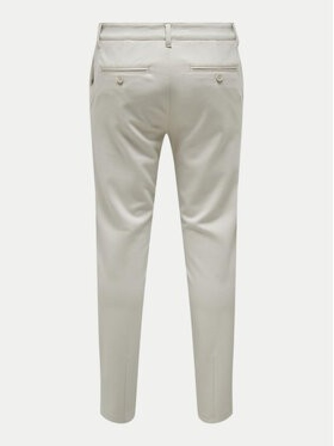 Only & Sons Chinosy Mark 22010209 Écru Slim Fit
