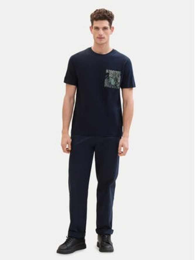 Tom Tailor T-Shirt 1040945 Granatowy Regular Fit