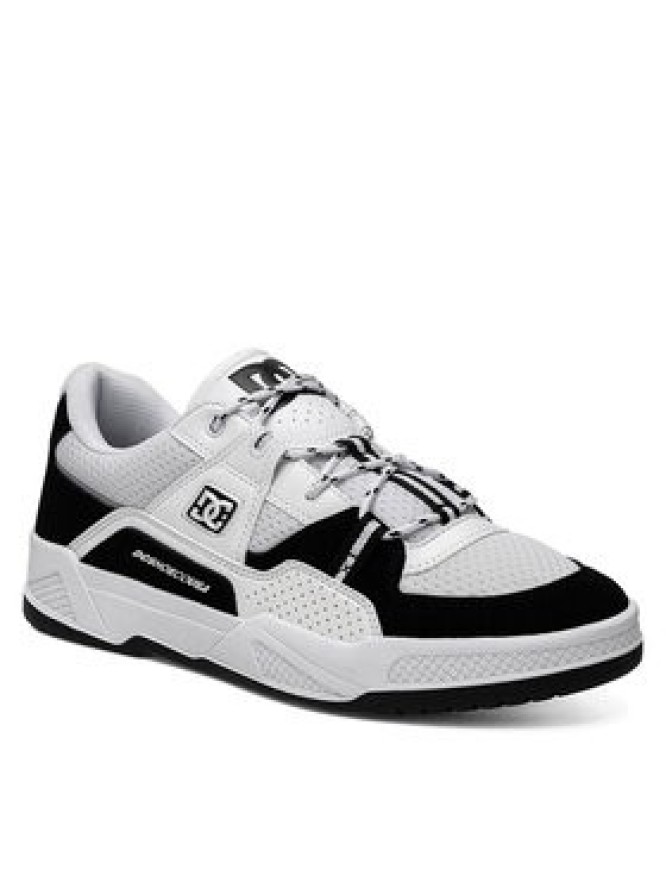 DC Shoes Sneakersy CONSTRUCT ADYS100822-BKW Biały