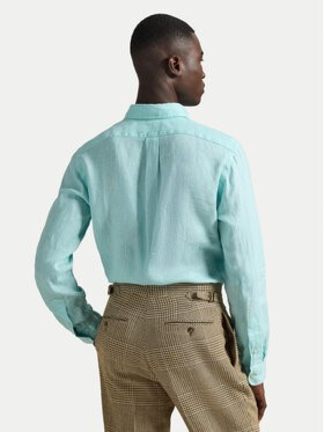 Polo Ralph Lauren Koszula 710968915501 Turkusowy Regular Fit