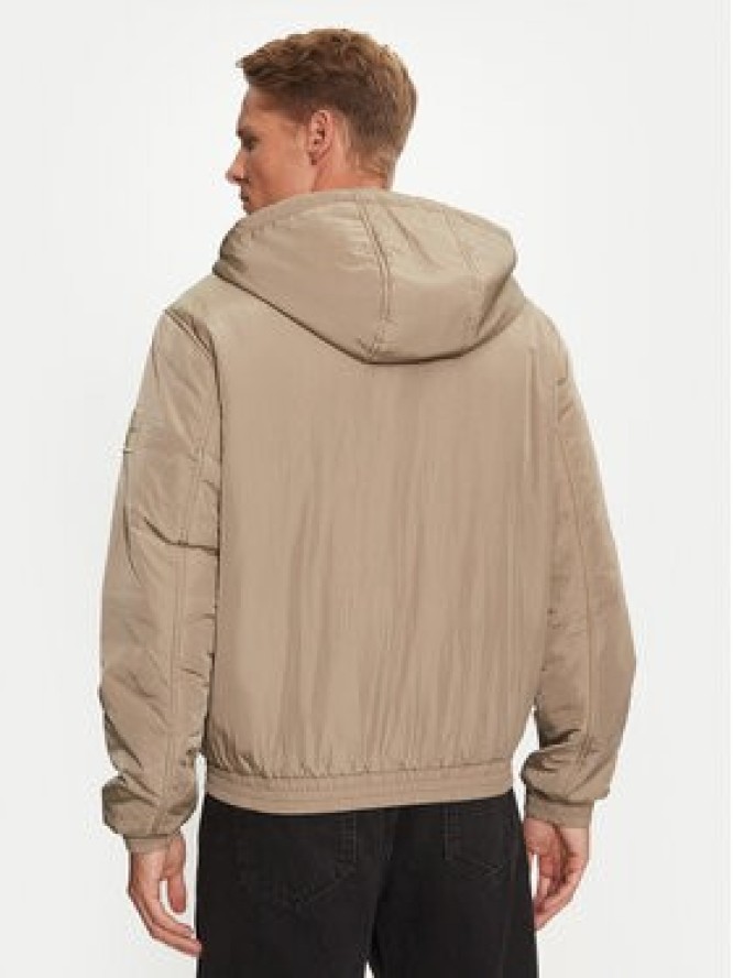 Calvin Klein Jeans Kurtka przejściowa Harrington J30J325596 Beżowy Regular Fit