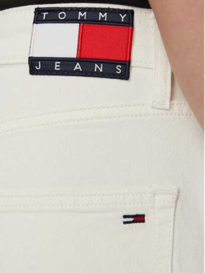 Tommy Jeans Jeansy Scanton DM0DM23270 Biały Slim Fit