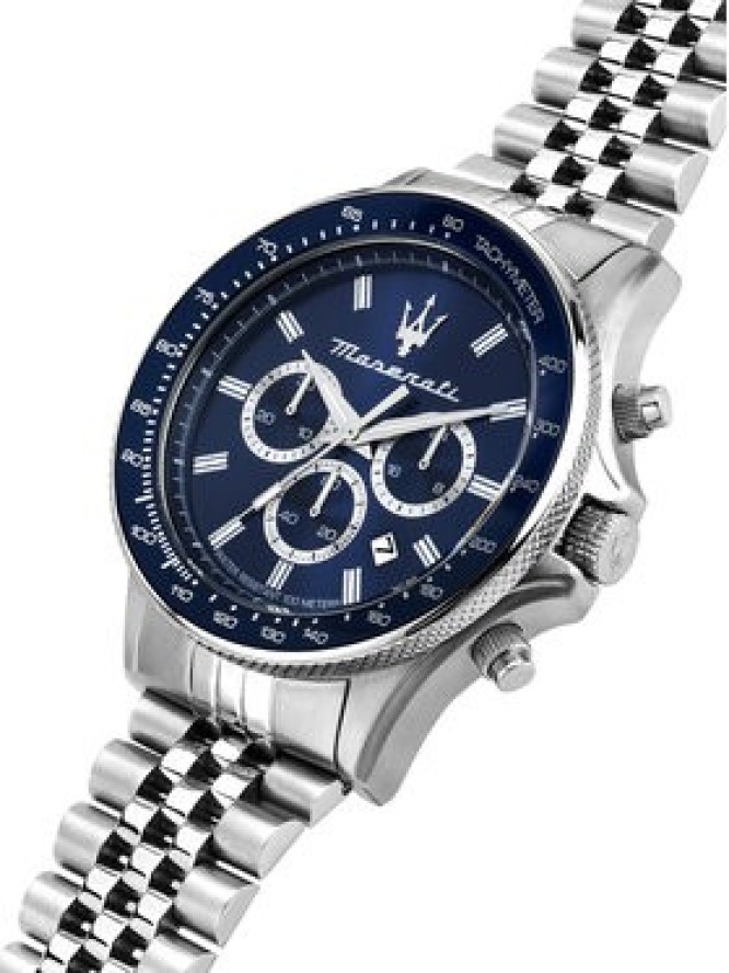 Maserati Zegarek Sfida Chronograph R8873640025 Srebrny