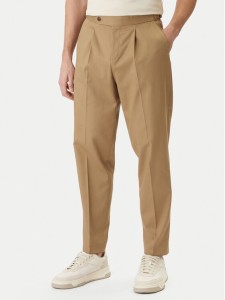 BOSS Spodnie materiałowe 50556704 Khaki Regular Fit
