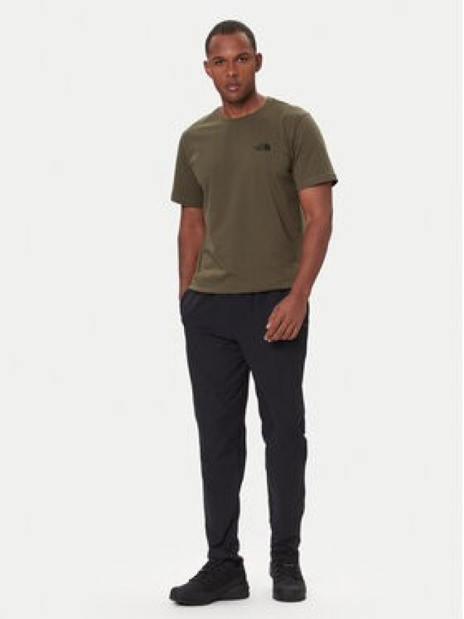 The North Face T-Shirt Box Nse Edge Of Light NF0A8E3H Zielony Regular Fit