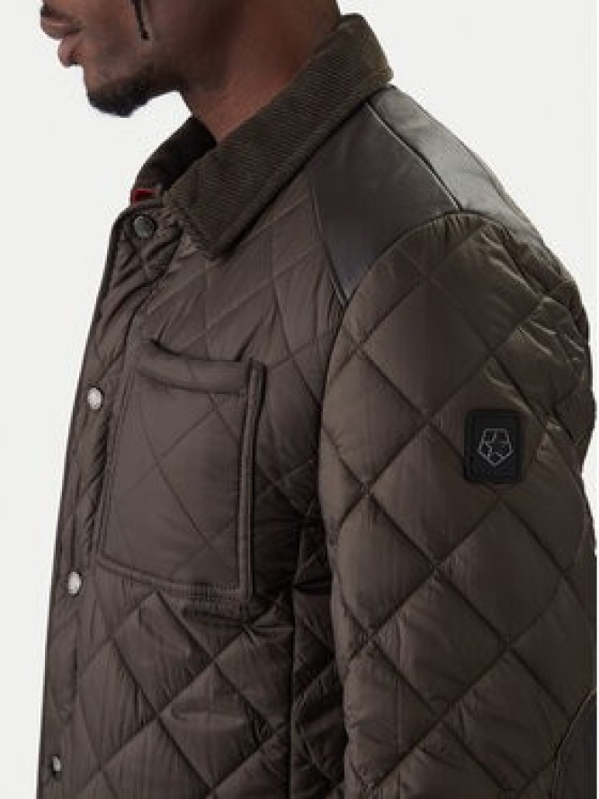 Milestone Kurtka przejściowa MSSantos 990474 60655 Khaki Regular Fit