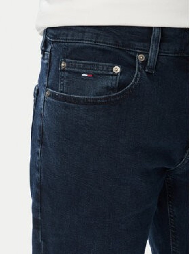 Tommy Jeans Jeansy Scanton DM0DM21213 Granatowy Slim Fit
