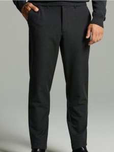 Eleganckie spodnie chino slim - szary