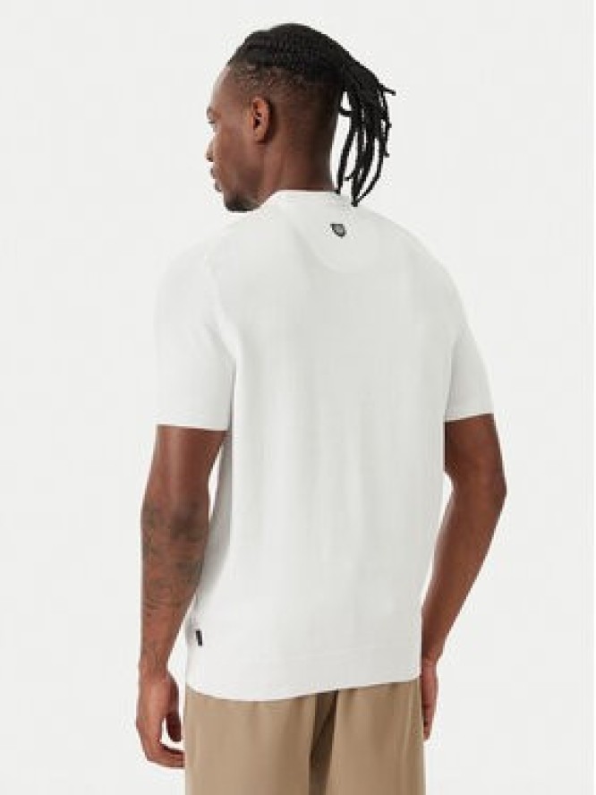 Beverly Hills Polo Club T-Shirt M7611-HR Biały Regular Fit