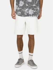 Only & Sons Szorty jeansowe Fade 22031662 Biały Loose Fit