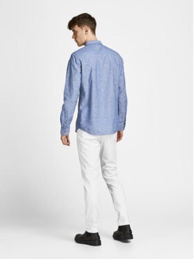 Jack & Jones Chinosy Marco 12150148 Biały Slim Fit