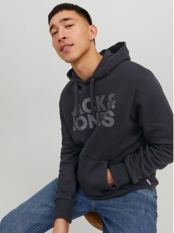 Jack & Jones Bluza Corp 12152840 Czarny Standard Fit