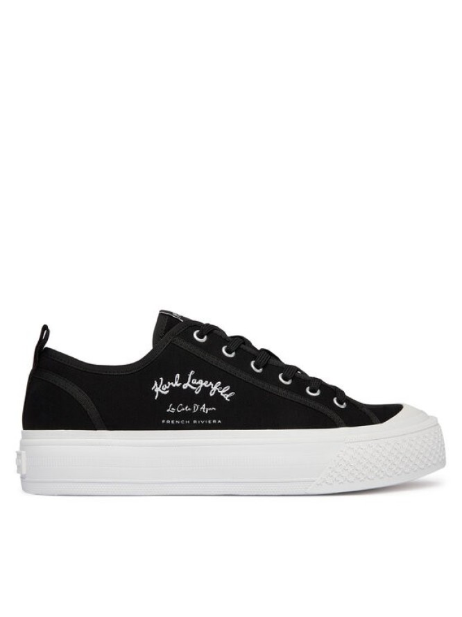 KARL LAGERFELD Trampki Kampus Max V KL50523 Czarny