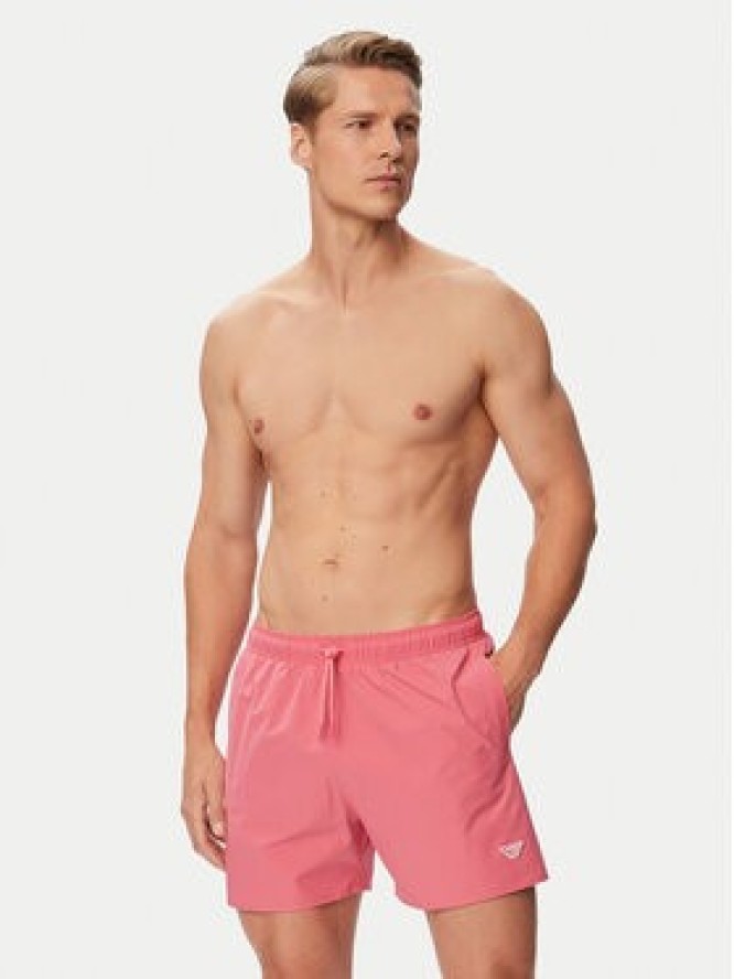 Emporio Armani Szorty kąpielowe EM000583 AF20424 UA303 Różowy Regular Fit