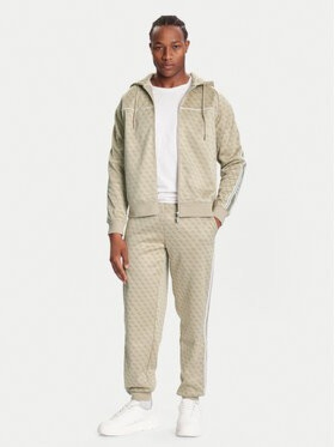 Guess Spodnie dresowe Z5BB19 K2042 Beżowy Regular Fit
