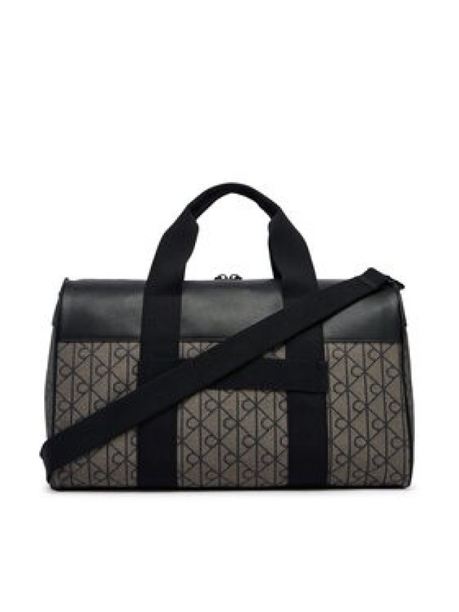 Calvin Klein Torba weekendowa Mixed Emblem Aop LV04D3379G Beżowy