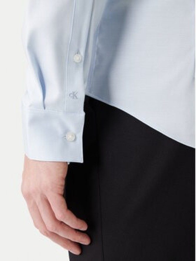 Calvin Klein Koszula LV019EU090 Niebieski Slim Fit